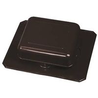 aluminum square roof louver black, 50in.  