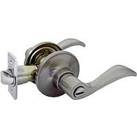 Privacy Lever Lockset, Satin Nickel