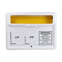 permit box with window