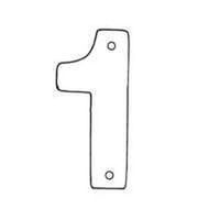 #1 house number brass life time