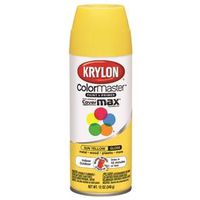 krylon gloss spray paint, yellow 12 oz