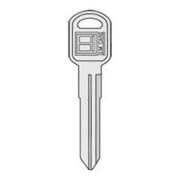 general motor key blank
