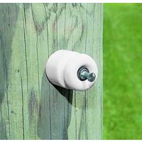 Single Groove Wood Post Insulator