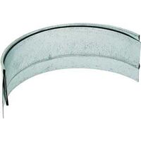Galvanized 5in. Half Round Slip Joint Connector 