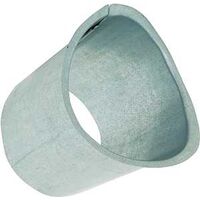 Galvanized 3in. B Outlet Tube     