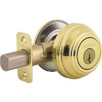 6599203 - 1-CYL DEADBOLT SMT BRT BRASS