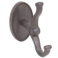 Victorian Double Robe Hook, Oil Rubbed Bronze