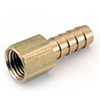 Barb Insert Fitting, 1/4in. x 1/4in. Brass