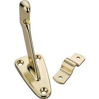 Heavy Duty Hand Rail Bracket, Brass