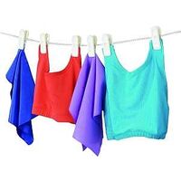 clothesline with clips    