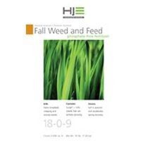fall weed feed fertilizer, 18 lb
