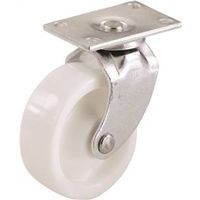 white caster plate, 1 1/4in.