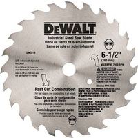 circular saw steel blade, 6 1/2in.