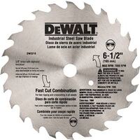 circular saw steel blade, 6 1/2in.