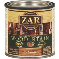 zar wood stain, 1/2 pt provincial