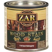 zar wood stain, 1/2 pt dark mahogany