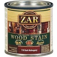 zar wood stain, 1/2 pt dark mahogany
