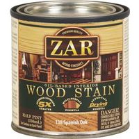 zar wood stain, 1/2 pt spanish oak
