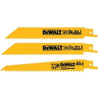 Dewalt DW4853 Bi-Metal Reciprocating Saw Blade Set