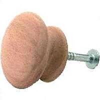 1 1/2in. wood knob mushroom