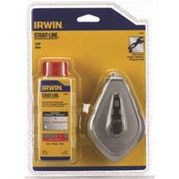 irwin red chalk line & reel set