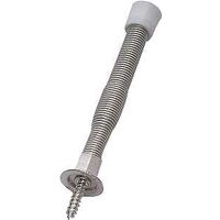 satin nickel spring door stop