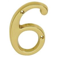 Schlage SC2-3066-605 #6 Classic Traditional House Number