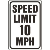 6718761 - 10 MPH SPEED LIMIT HWY SIGN