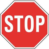 6718795 - STOP ALUM HIGHWAY SIGN