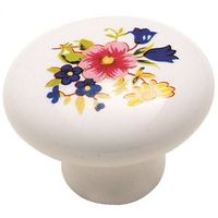 6720106 - CERAMIC FLORAL KNOB