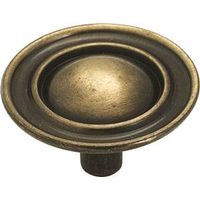 brass knob, 1 1/2in.