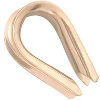 galvanized cable thimble, 5/16in.