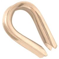 galvanized cable thimble, 3/16in.