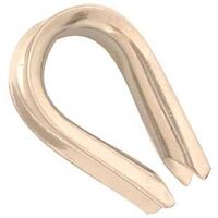 Galvanized Cable Thimble, 3/16in.