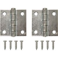 2" x 2" Light Weight Loose Pin Cabinet Hinge Yellow zinc