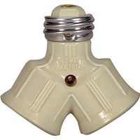6729974 - IVORY TWIN SOCKET