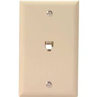 6729990 - IVRY FLSH MNT PHONE WALL JACK
