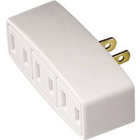 6730246 - WHT 3OUTLET 2WIRE TAP/ADAPTER