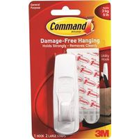 3m command clip strip adhesive hooks, large