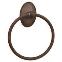 victorian towel ring, bronze
