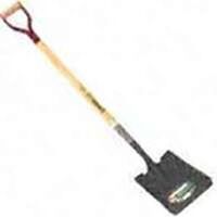 heavy duty steel collar square point shovel, 39in. 
