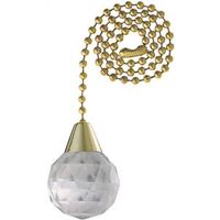 ceiling fan pull chain, clear