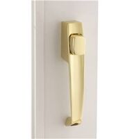 accents cumberland push button latch, brass