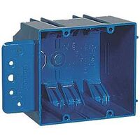 2 Gang Square PVC Outlet Box