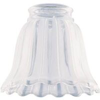 Frosted & Clear Striped Globe