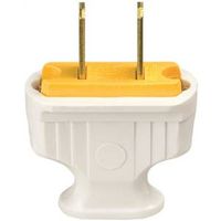6744171 - WHITE FLAT HANDLE 2WIRE PLUG