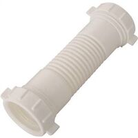 pvc double slip flex coupling, 6in.