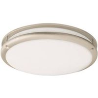 round ceiling fixture, nickel