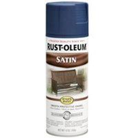 rust-oleum outdoor decor spray paint, 12 oz navy