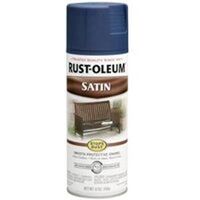 rust-oleum outdoor decor spray paint, 12 oz navy